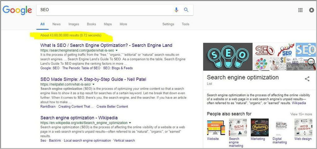 What is seo _Googlepage
