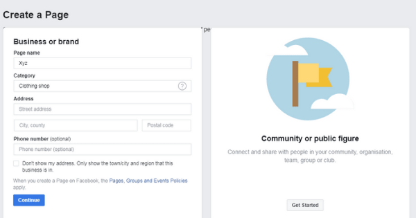 create page step 2