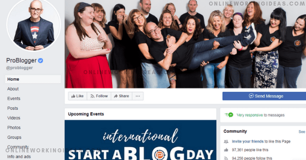 sample business page