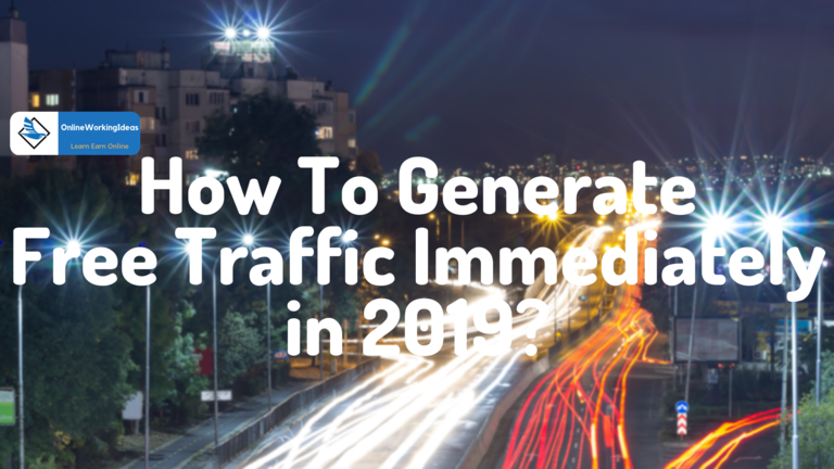 Generate free traffic 2019