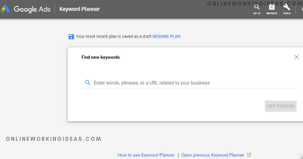 KeywordPlanner