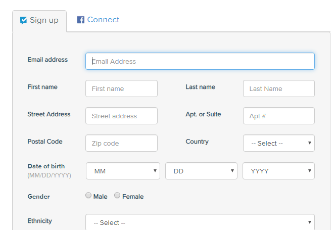 signup