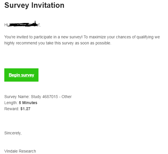 vindale invitation