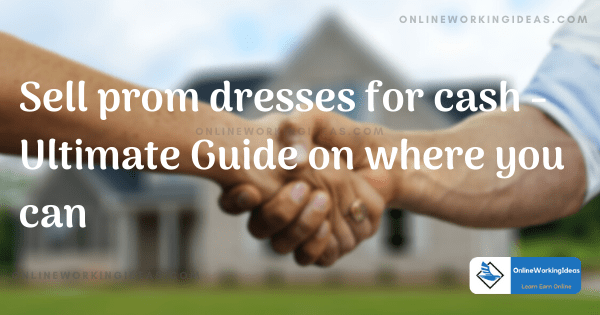 Sell prom dresses for cash