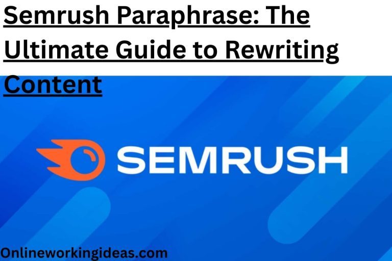 semrush paraphrase